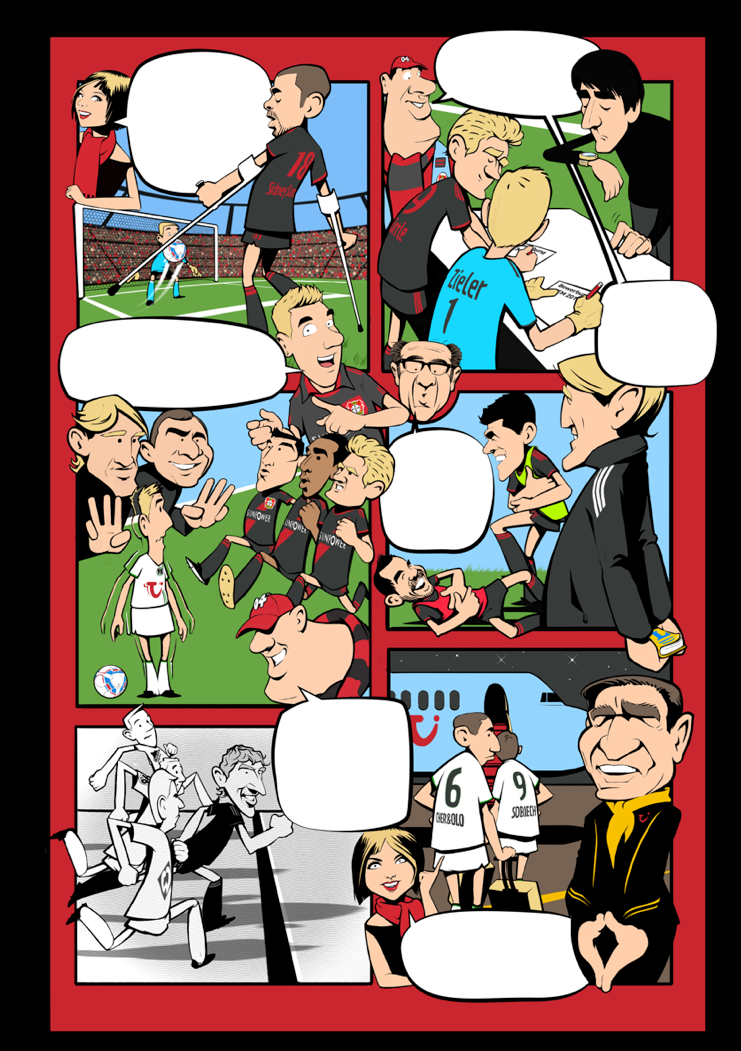 Animation für den Facebookauftritt von Bayer 04 Leverkusen