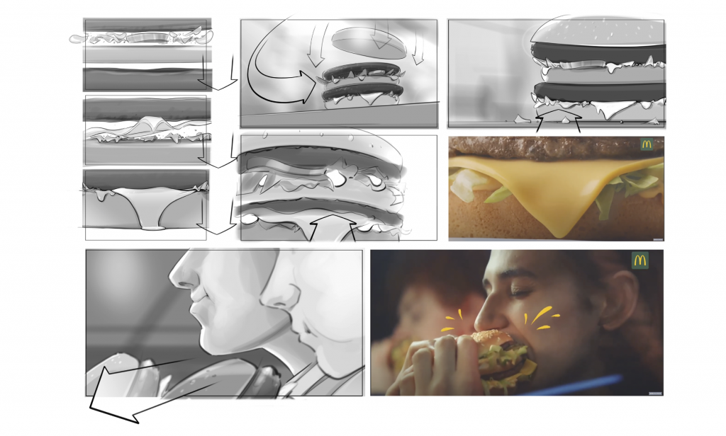 Storyboard Mc Donald's Mc Drive (Agentur: doity Berlin)