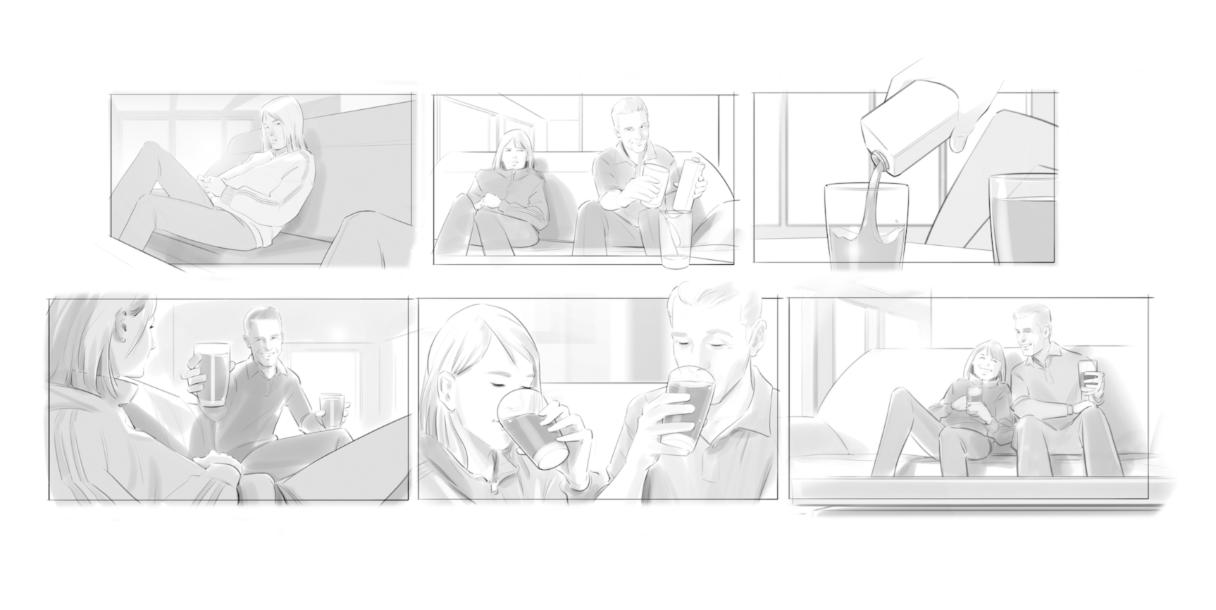 Storyboard, Kundin: Bärenmarke, Agentur: Theo Berlin