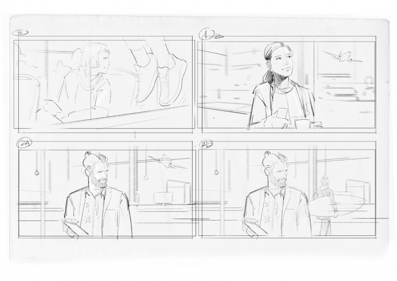 Example For Firstlines Storyboards/Layouts/Roughs (Agency: Serviceplan Berlin)